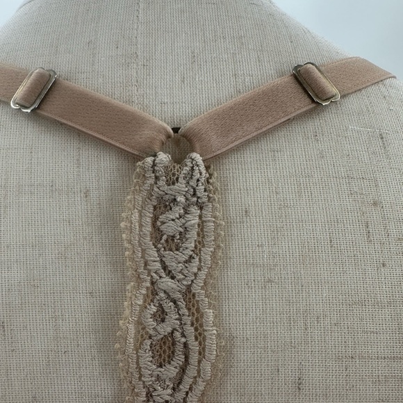 Natori Nude Front Clasp Racerback lacy bra 34DDD - Picture 11 of 14